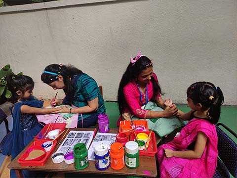Kindergarten Diwali and Christmas celebrations 2023 - 12