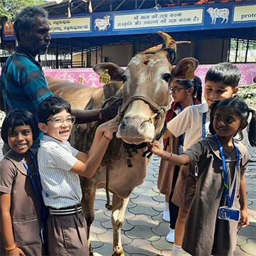 Grade 1 trip to Gaushala